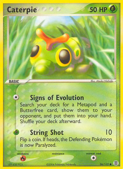 Caterpie (56/112) [EX: FireRed & LeafGreen] | Galactic Gamez