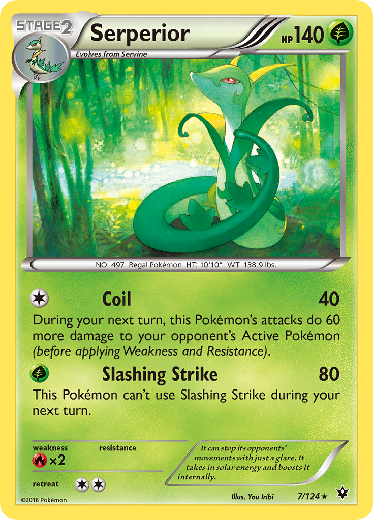 Serperior (7/124) [XY: Fates Collide] | Galactic Gamez