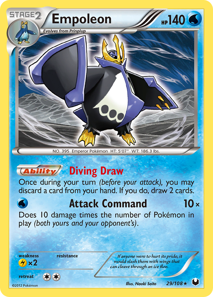 Empoleon (29/108) [Black & White: Dark Explorers] | Galactic Gamez