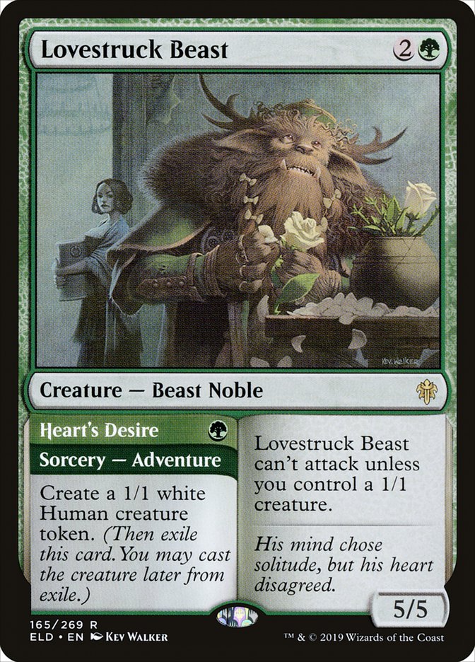 Lovestruck Beast // Heart's Desire [Throne of Eldraine] | Galactic Gamez