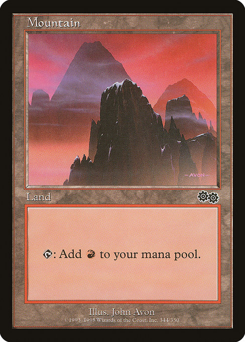 Mountain [Urza's Saga] | Galactic Gamez