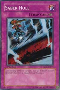 Saber Hole [ABPF-EN073] Super Rare | Galactic Gamez