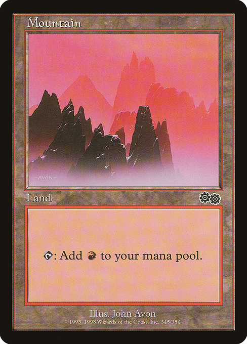 Mountain [Urza's Saga] | Galactic Gamez