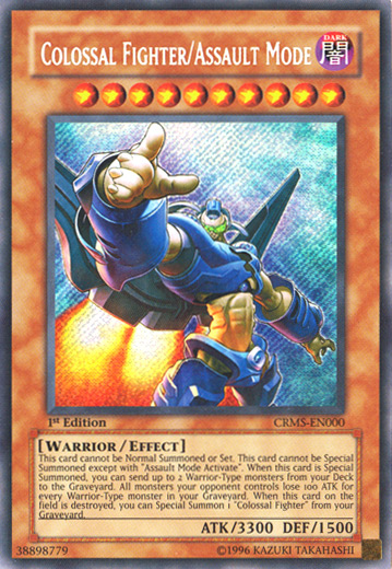 Colossal Fighter/Assault Mode [CRMS-EN000] Secret Rare | Galactic Gamez