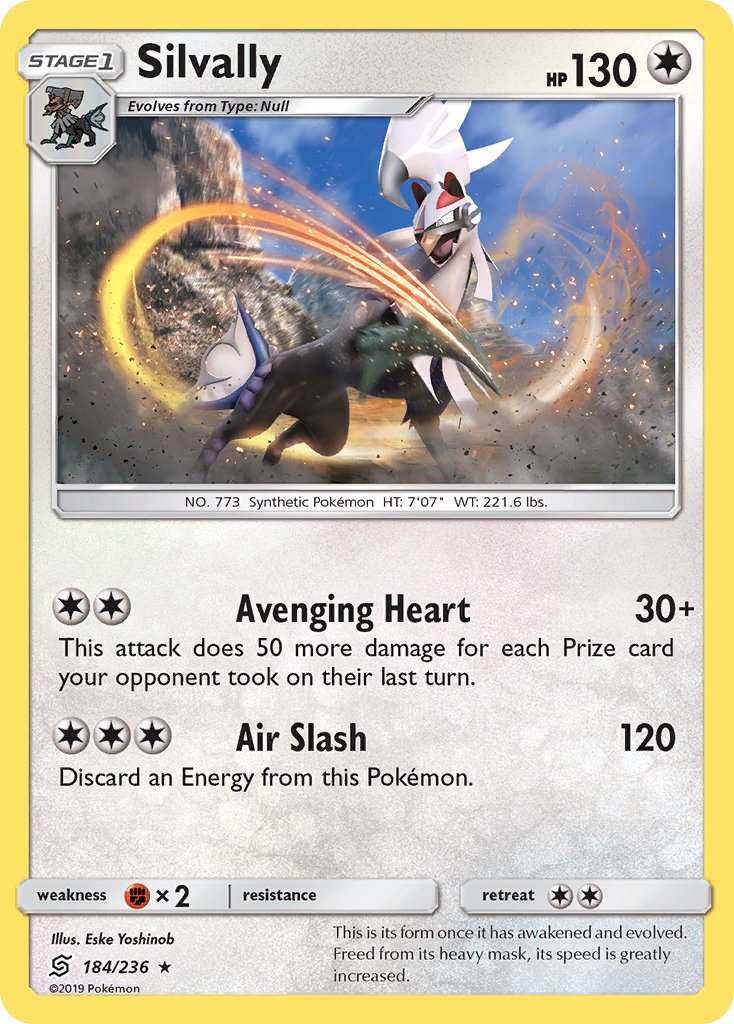 Silvally (184/236) (Theme Deck Exclusive) [Sun & Moon: Unified Minds] | Galactic Gamez