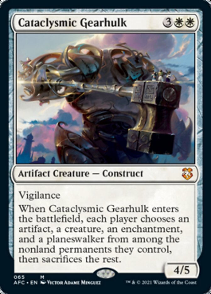 Cataclysmic Gearhulk [Dungeons & Dragons: Adventures in the Forgotten Realms Commander] | Galactic Gamez