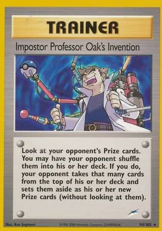 Impostor Professor Oak's Invention (94/105) [Neo Destiny Unlimited] | Galactic Gamez