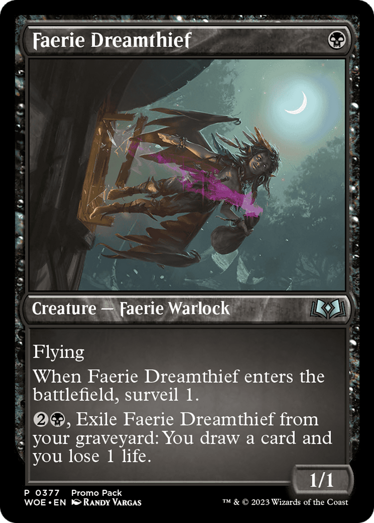 Faerie Dreamthief (Promo Pack) [Wilds of Eldraine Promos] | Galactic Gamez