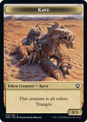 Kavu // Angel Double-sided Token [Dominaria United Commander Tokens] | Galactic Gamez