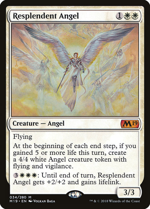 Resplendent Angel [Core Set 2019] | Galactic Gamez