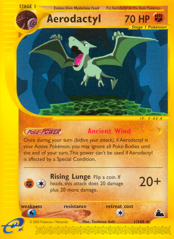 Aerodactyl (1/144) [Skyridge] | Galactic Gamez