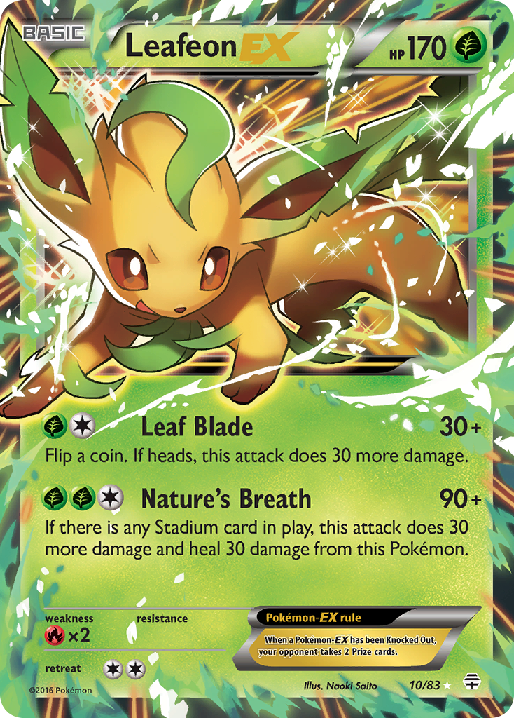 Leafeon EX (10/83) [XY: Generations] | Galactic Gamez