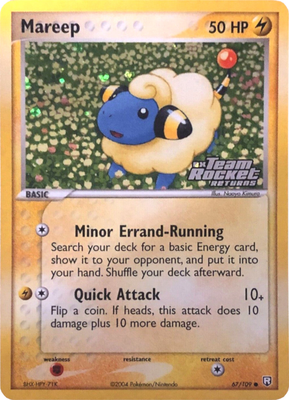 Mareep (67/109) (Stamped) [EX: Team Rocket Returns] | Galactic Gamez