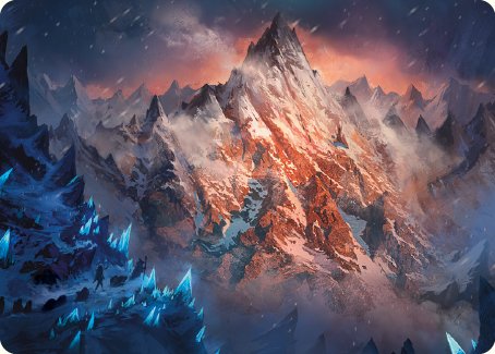 Mountain Art Card [The Lord of the Rings: Tales of Middle-earth Art Series] | Galactic Gamez