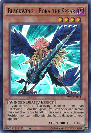 Blackwing - Bora the Spear [LC5D-EN111] Ultra Rare | Galactic Gamez