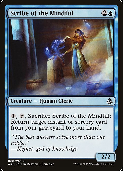Scribe of the Mindful [Amonkhet] | Galactic Gamez