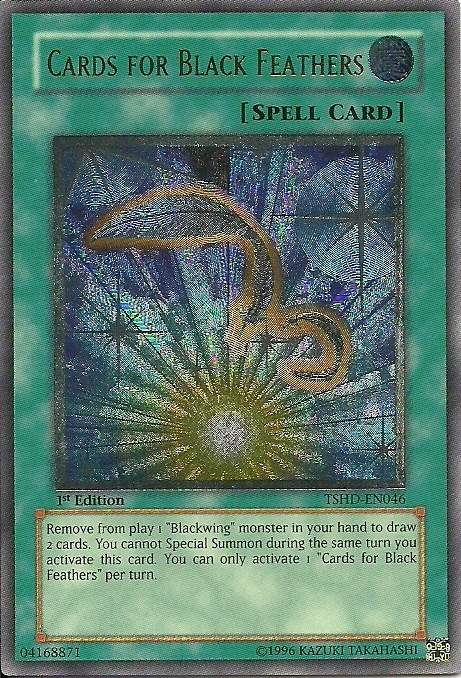 Cards for Black Feathers (UTR) [TSHD-EN046] Ultimate Rare | Galactic Gamez