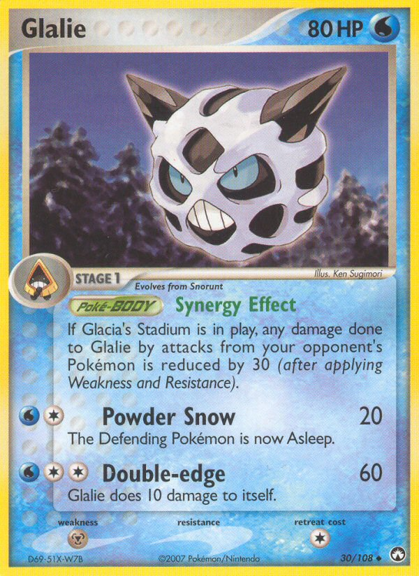 Glalie (30/108) [EX: Power Keepers] | Galactic Gamez