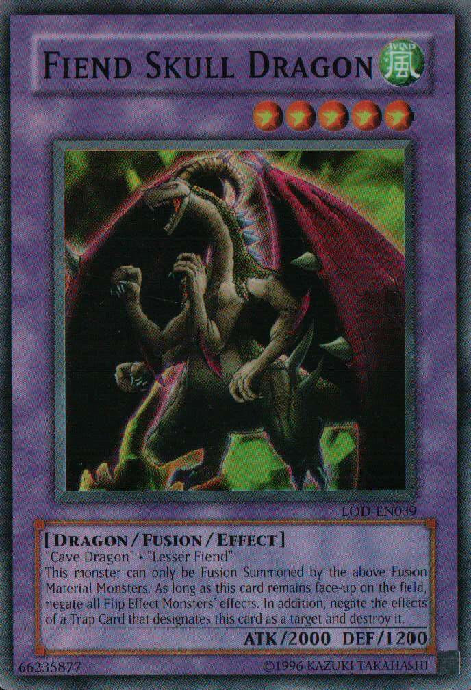 Fiend Skull Dragon [LOD-EN039] Super Rare | Galactic Gamez