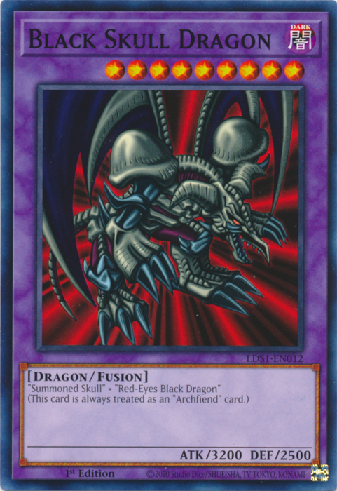 Black Skull Dragon [LDS1-EN012] Common | Galactic Gamez