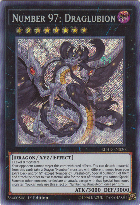 Number 97: Draglubion [BLHR-EN030] Secret Rare | Galactic Gamez