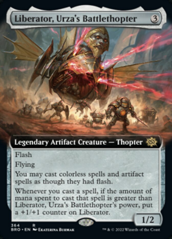 Liberator, Urza's Battlethopter (Extended Art) [The Brothers' War] | Galactic Gamez