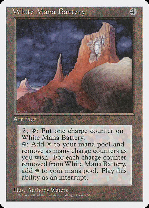 White Mana Battery [Fourth Edition] | Galactic Gamez