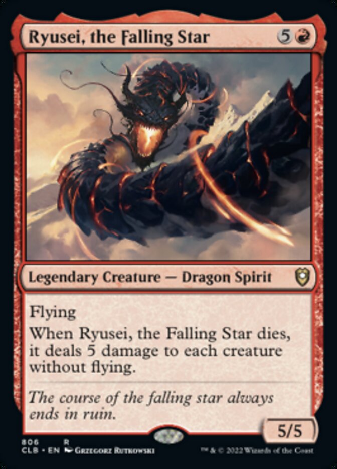 Ryusei, the Falling Star [Commander Legends: Battle for Baldur's Gate] | Galactic Gamez