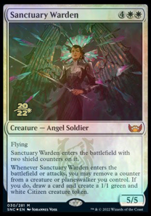 Sanctuary Warden [Streets of New Capenna Prerelease Promos] | Galactic Gamez