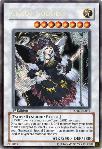 Chaos Goddess [TSHD-EN044] Secret Rare | Galactic Gamez