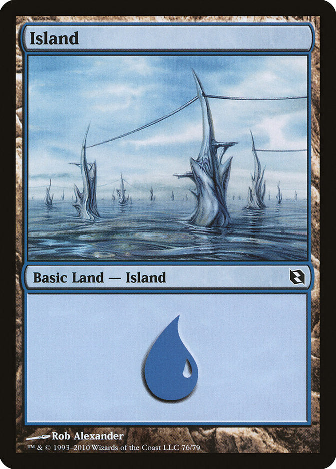 Island (76) [Duel Decks: Elspeth vs. Tezzeret] | Galactic Gamez