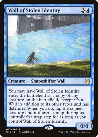 Wall of Stolen Identity [Commander 2019] | Galactic Gamez