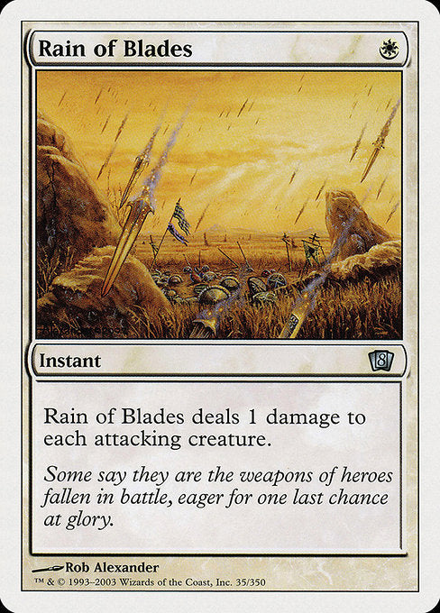 Rain of Blades [Eighth Edition] | Galactic Gamez