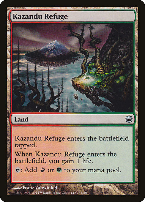 Kazandu Refuge [Duel Decks: Ajani vs. Nicol Bolas] | Galactic Gamez