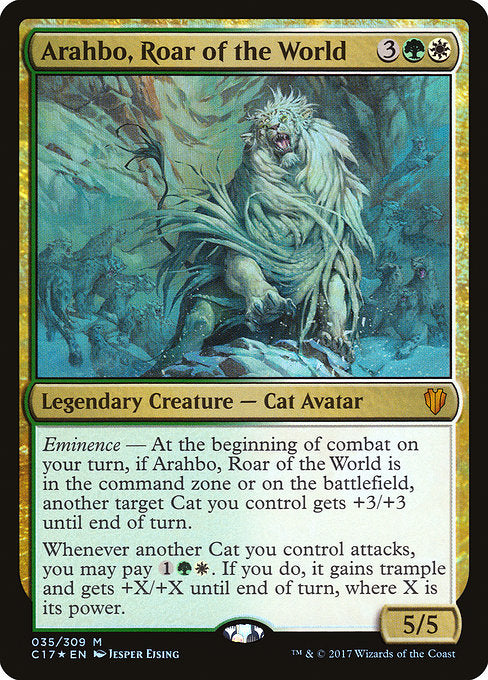 Arahbo, Roar of the World [Commander 2017] | Galactic Gamez