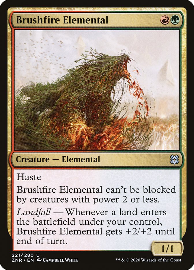 Brushfire Elemental [Zendikar Rising] | Galactic Gamez