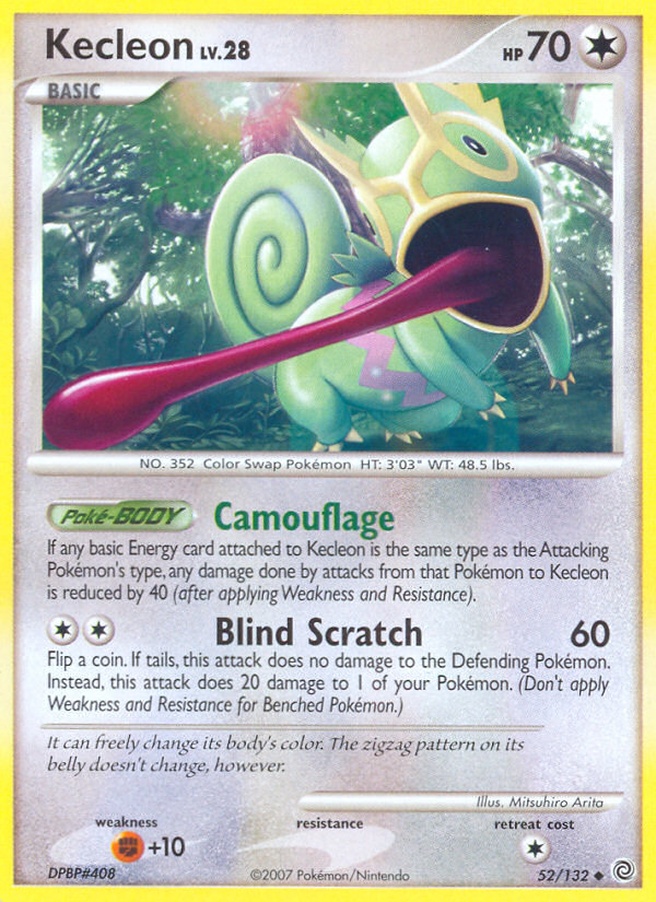 Kecleon (52/132) [Diamond & Pearl: Secret Wonders] | Galactic Gamez