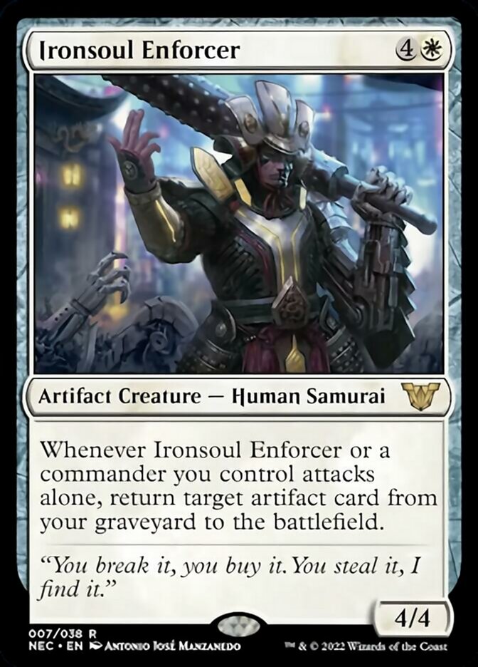 Ironsoul Enforcer [Kamigawa: Neon Dynasty Commander] | Galactic Gamez