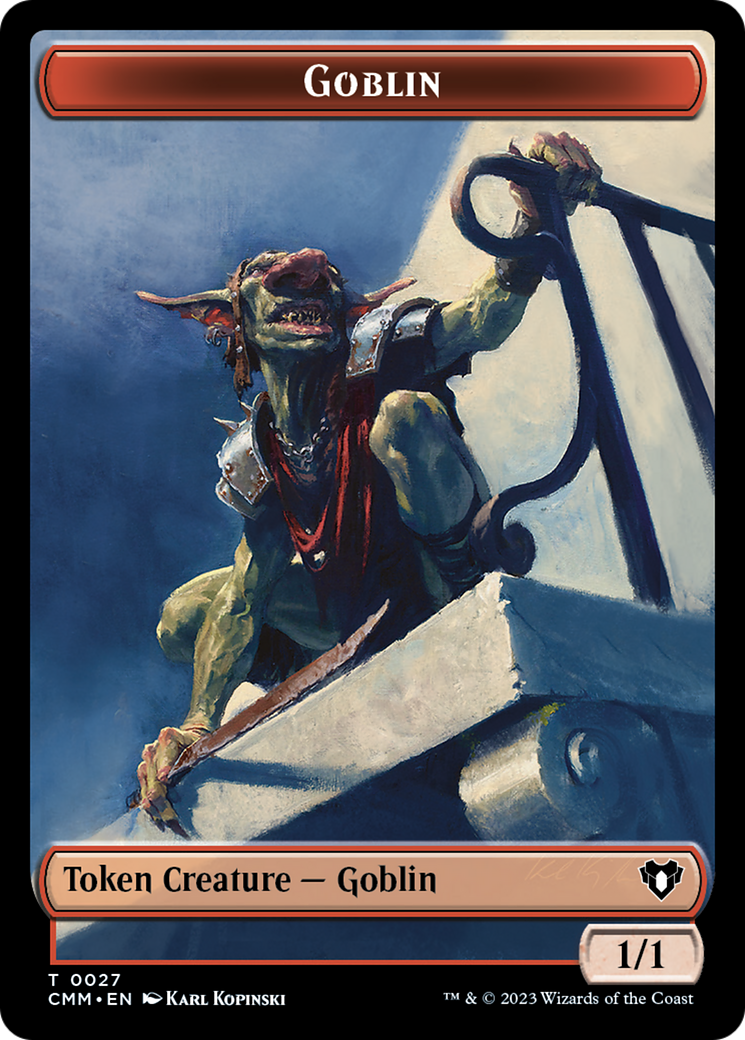 Goblin Token [Commander Masters Tokens] | Galactic Gamez