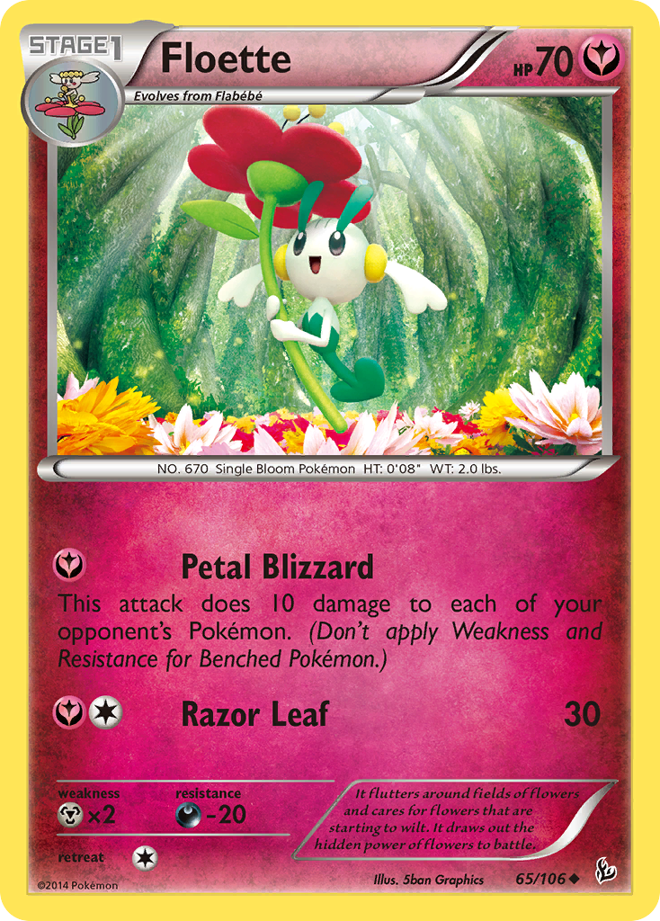 Floette (65/106) [XY: Flashfire] | Galactic Gamez