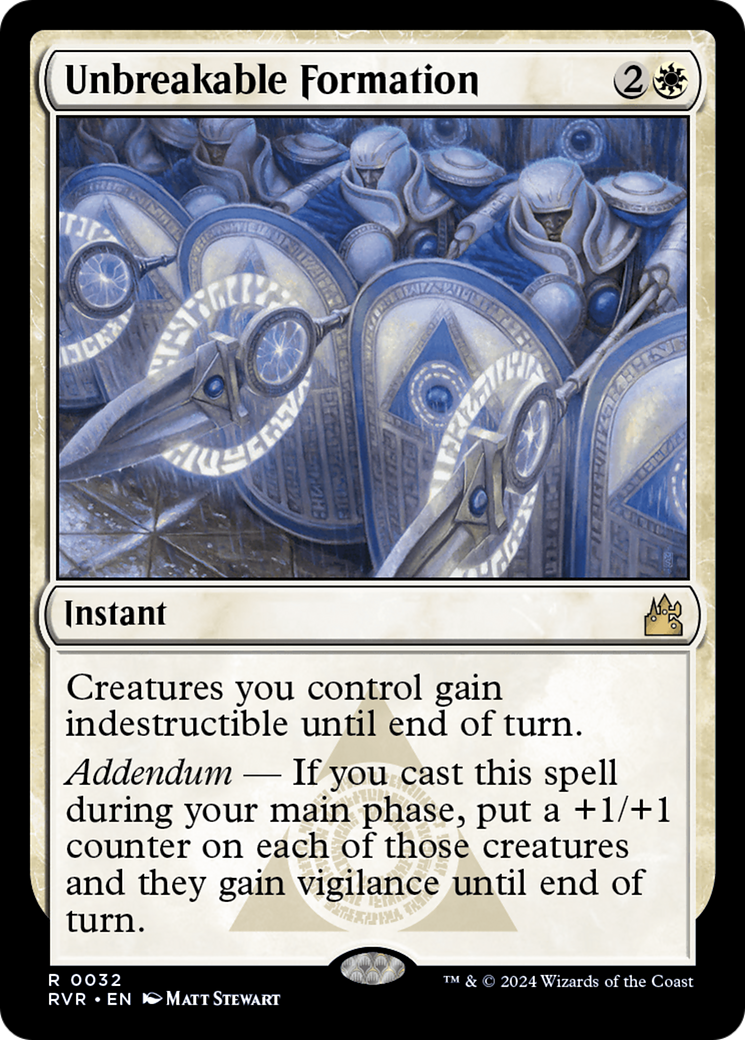 Unbreakable Formation [Ravnica Remastered] | Galactic Gamez