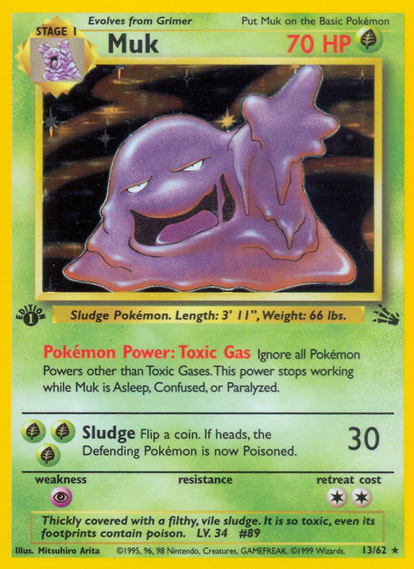 Muk (13/62) [Fossil 1st Edition] | Galactic Gamez