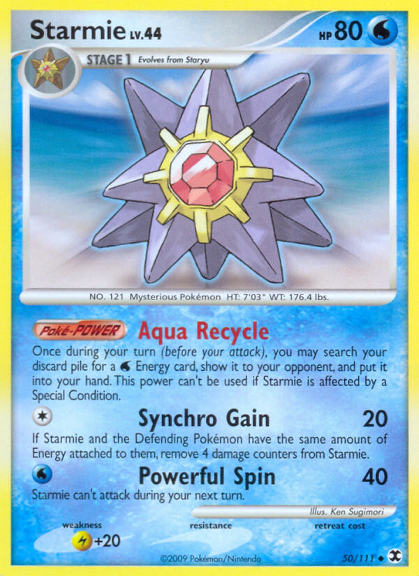 Starmie (50/111) [Platinum: Rising Rivals] | Galactic Gamez