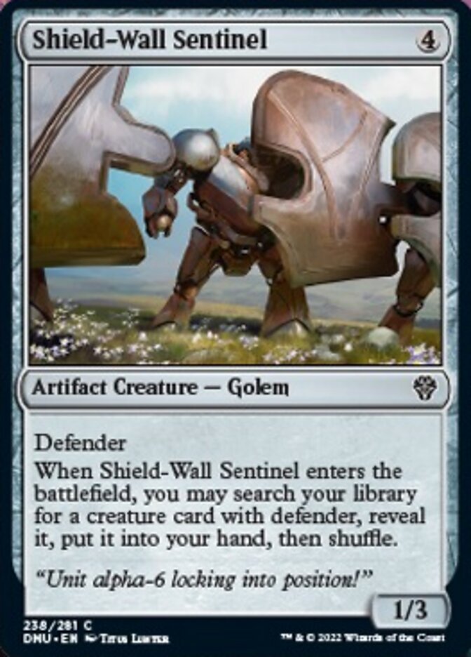 Shield-Wall Sentinel [Dominaria United] | Galactic Gamez