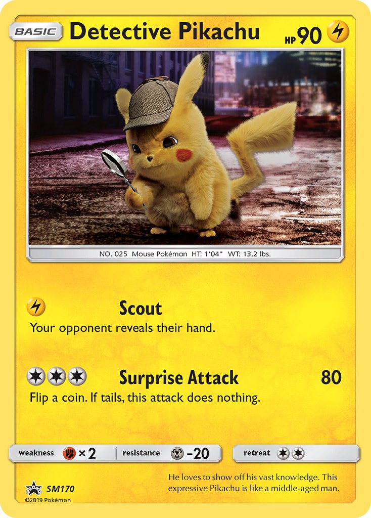 Detective Pikachu (SM170) [Sun & Moon: Black Star Promos] | Galactic Gamez