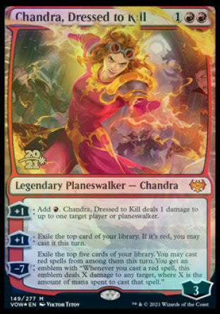 Chandra, Dressed to Kill [Innistrad: Crimson Vow Prerelease Promos] | Galactic Gamez