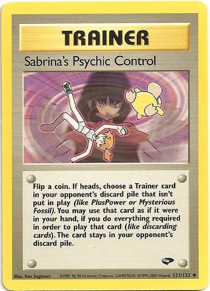 Sabrina's Psychic Control (121/132) [Gym Challenge Unlimited] | Galactic Gamez