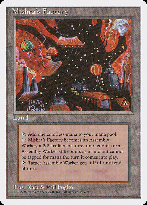 Mishra's Factory [Fourth Edition] | Galactic Gamez