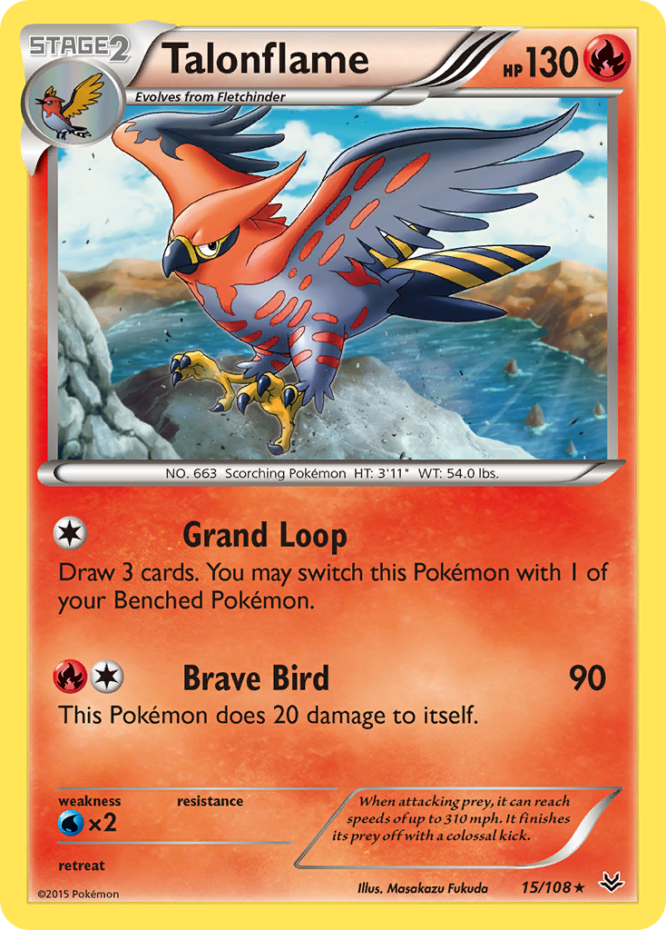 Talonflame (15/108) [XY: Roaring Skies] | Galactic Gamez