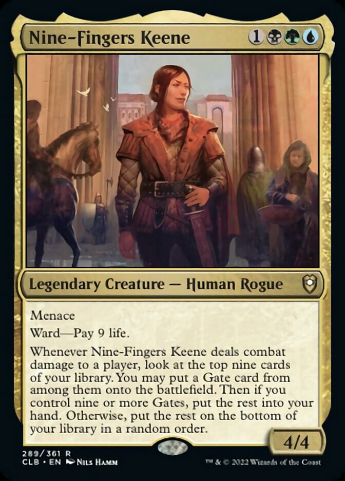 Nine-Fingers Keene [Commander Legends: Battle for Baldur's Gate] | Galactic Gamez